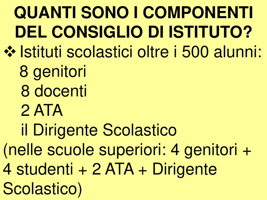 Il Consiglio Distituto Ppt Scaricare